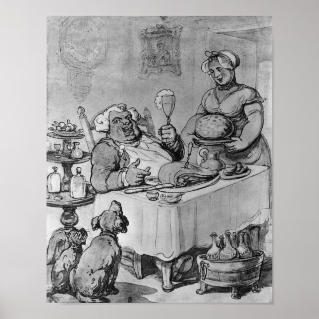 Póster Uma Boa Refeição, (Frente)