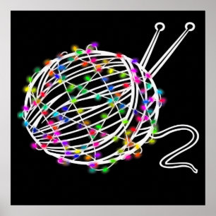 Poster Uma Bola De Roupa De Madeira   Design adorável