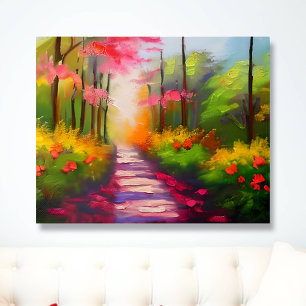 Poster Uma Bonito pista de queda