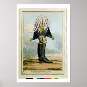 Póster Uma bota de Wellington - ou a cabeça do Armye,