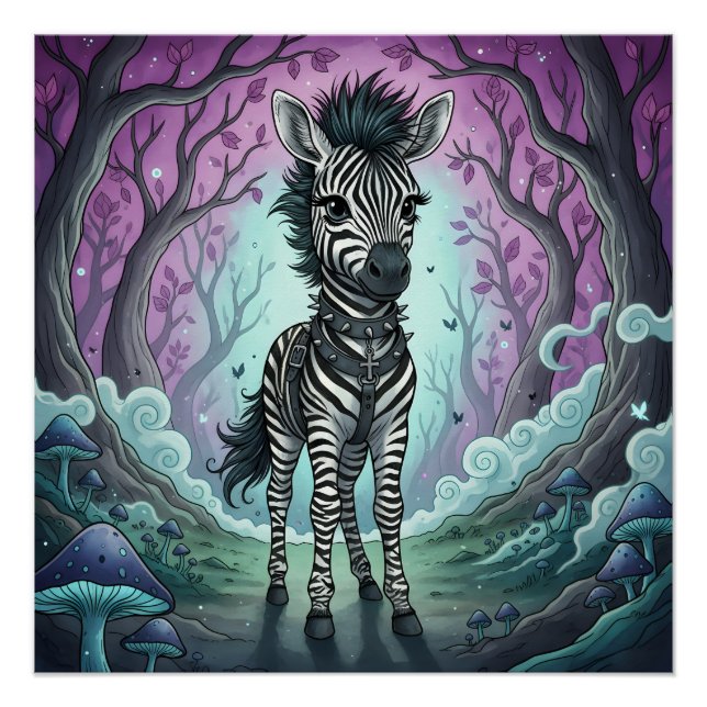 Póster Uma Busca de Zebra (Frente)