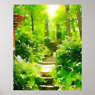 Poster Uma caminhada entre as samambaias