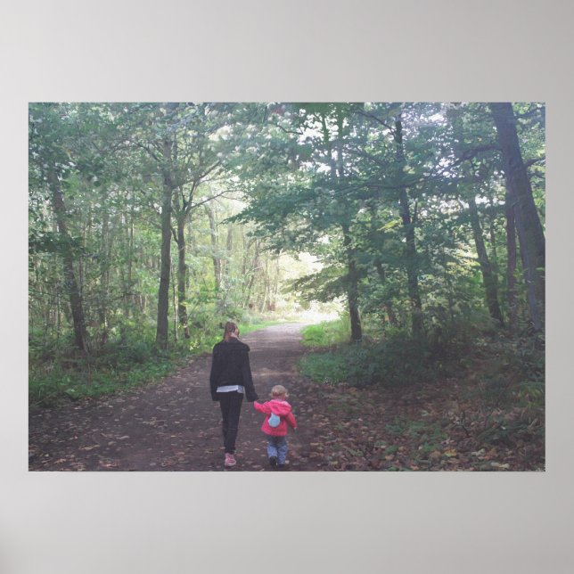 Póster Uma caminhada na floresta (Frente)