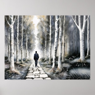 Poster Uma caminhada na floresta