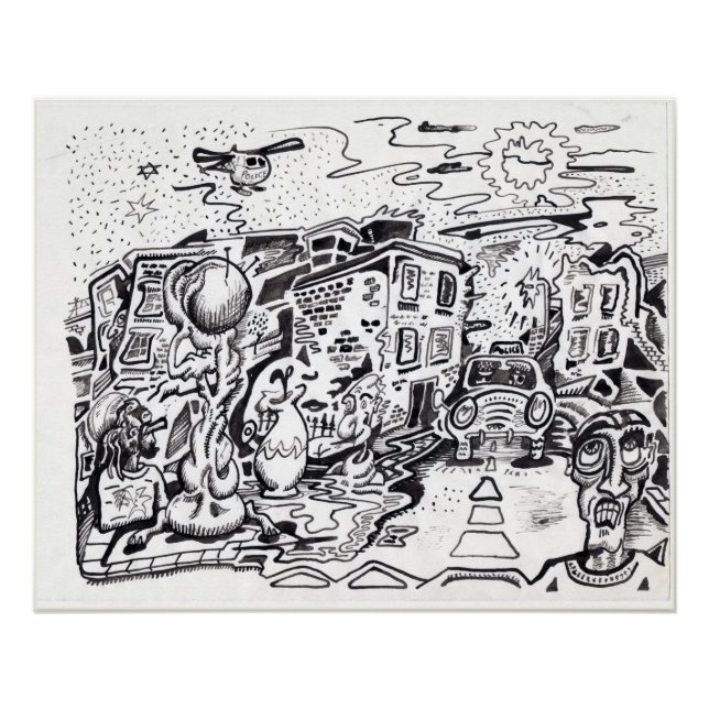 Póster Uma caminhada noturna para casa poster brilhante (Frente)