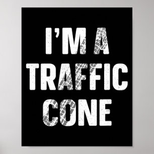 Poster Uma Camisa de Cone de Tráfego Fantasia Infantil de