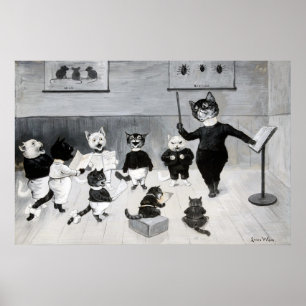 Poster Uma Canção de Ano Novo, Louis Wain