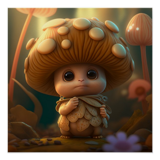 Póster Uma Cara perdida na floresta (Frente)