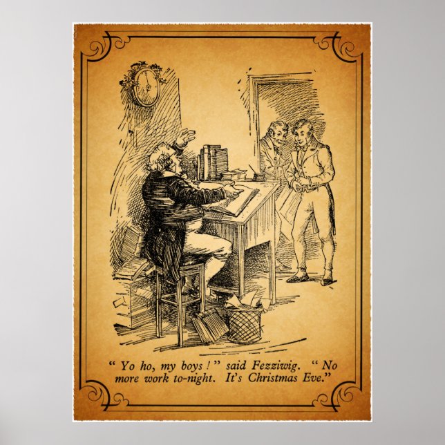 Poster Uma Carol de Natal: É Véspera de Natal (Frente)