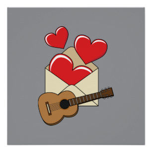 Póster Uma Carta de Amor e Um Violão para Você