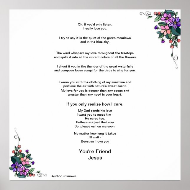 Póster Uma Carta De Um Amigo. Segunda Parte.. (Frente)