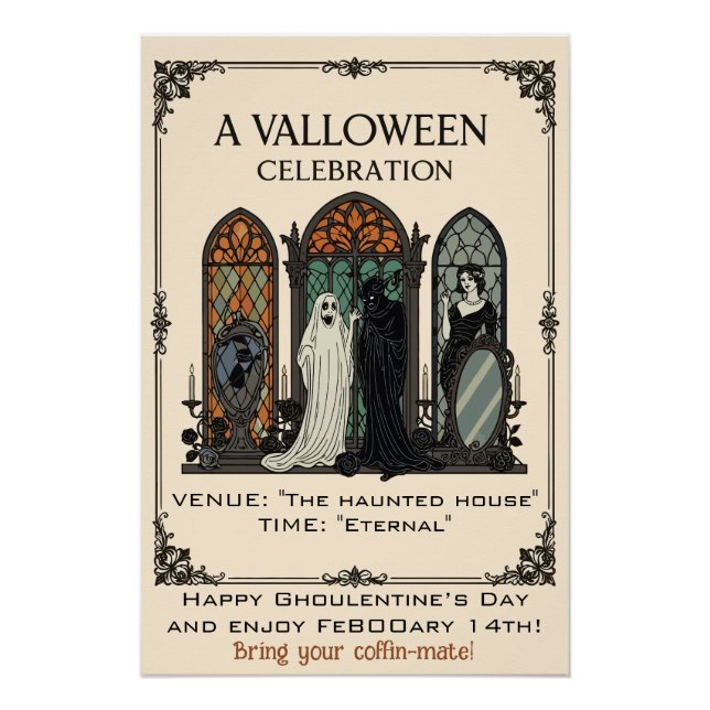 Póster Uma Celebração de Valloween (Frente)