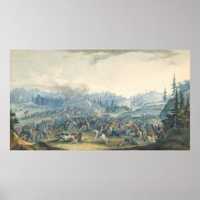 Poster Uma cena da Guerra Russo-Turca, 1801 (Frente)