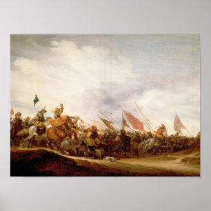 Póster Uma cena de batalha, 1653
