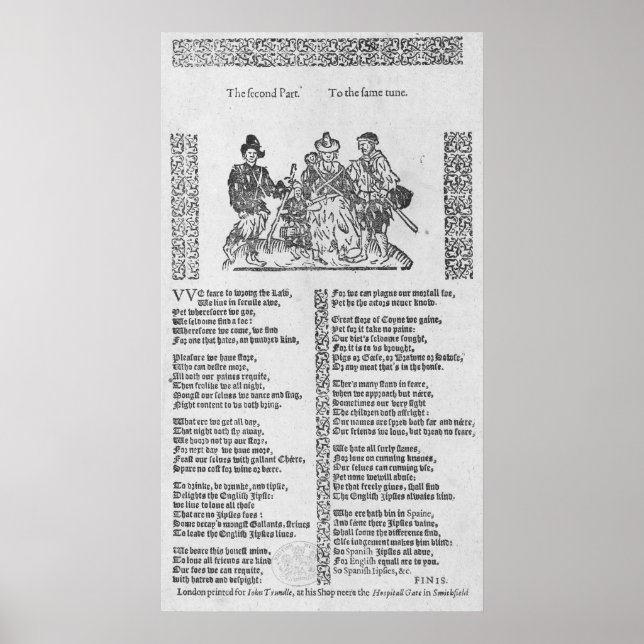 Poster Uma cena de caça (Frente)