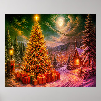 Poster Uma Cena de Natal na Rua do Bairro