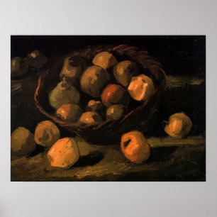 Póster Uma Cesta de Maçãs por Vincent van Gogh