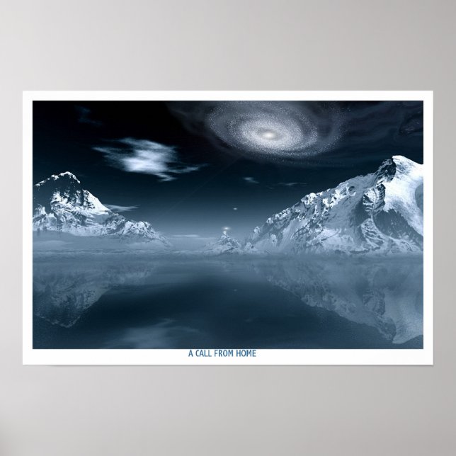 Póster Uma chamada em casa (Frente)