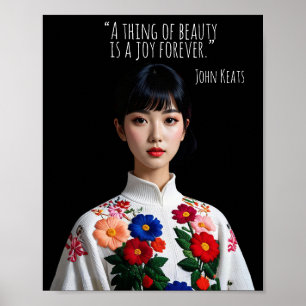 Poster Uma coisa de beleza é uma alegria para sempre