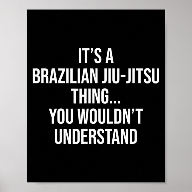 Poster uma coisa do jiu-jitsu brasileiro que você não ent (Frente)