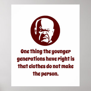 Poster Uma coisa que as gerações mais jovens têm razão - 