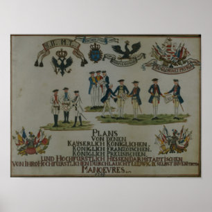 Póster Uma coleção de planos do maneouvre