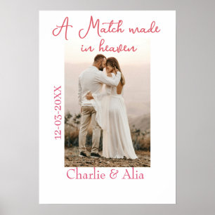Poster Uma combinação feita sob medida foto casamento nom