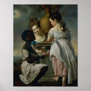 Póster Uma conversação entre meninas, ou duas meninas