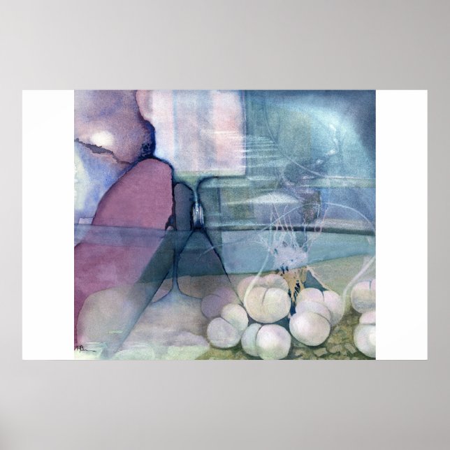 Poster Uma cor de água (Frente)