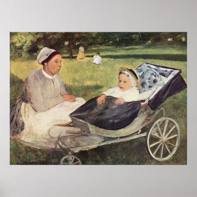 Poster Uma Criança com Governadores - Edgar Degas - c1870 (Frente)