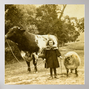 Póster Uma criança pequena conduzi-los-á