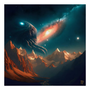 Póster Uma Criatura Cósmica