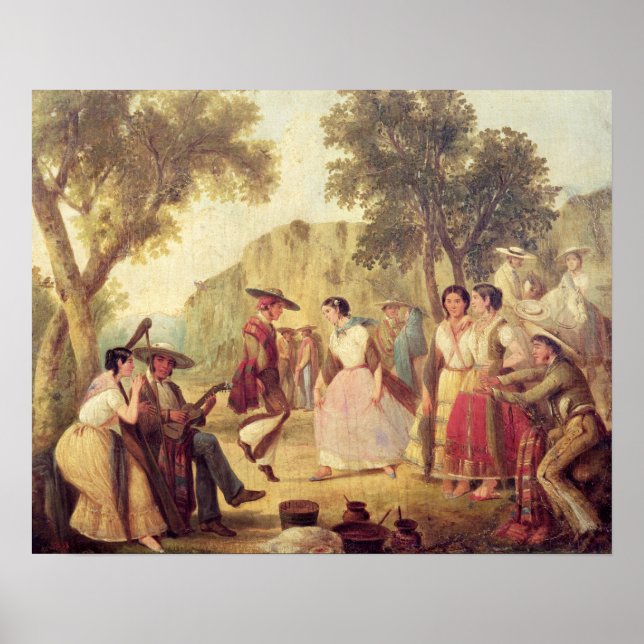 Póster Uma dança popular (Frente)