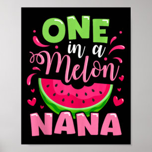Poster Uma Em Uma Família De Festas de aniversário Melon