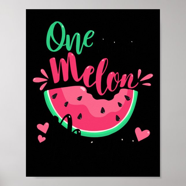 Poster Uma Em Uma Festa de aniversário Melon Mãe. (Frente)