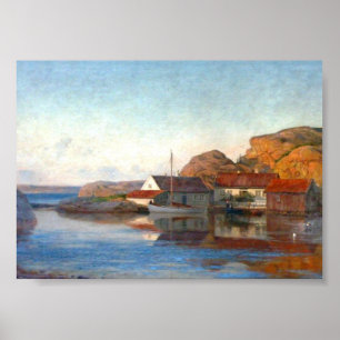 Poster Uma entrada norueguesa pequena