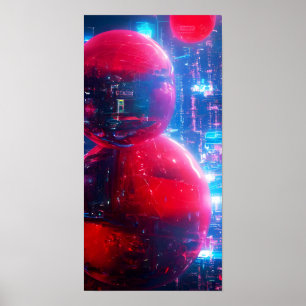 Poster Uma Esfera Vermelha 57 - I.A.