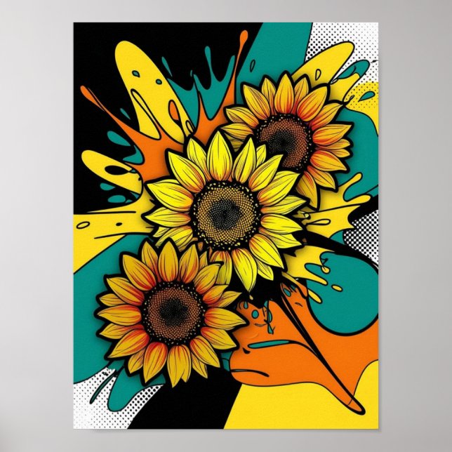 Poster Uma explosão de sol (Frente)