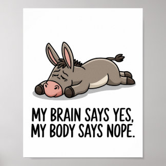 Poster Uma expressão cansada