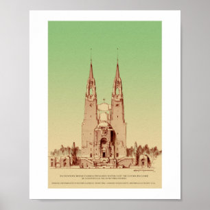 Póster Uma fantasia arquitetônica