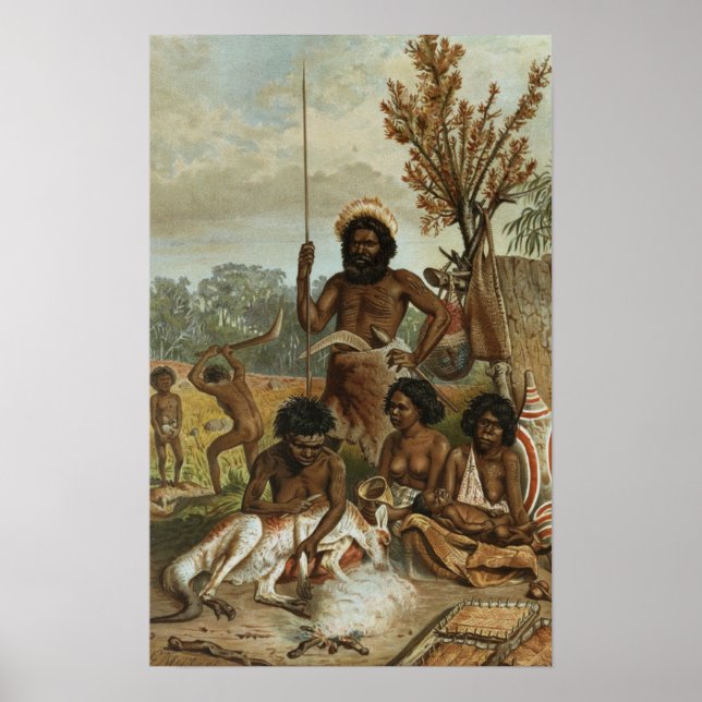 Poster Uma festa da família australiana em New South Wale (Frente)