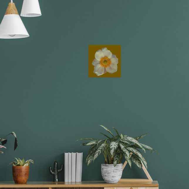 Poster Uma flor branca (Sala de Estar 1)