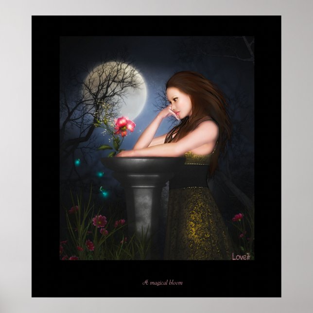 Póster Uma flor mágica (Frente)