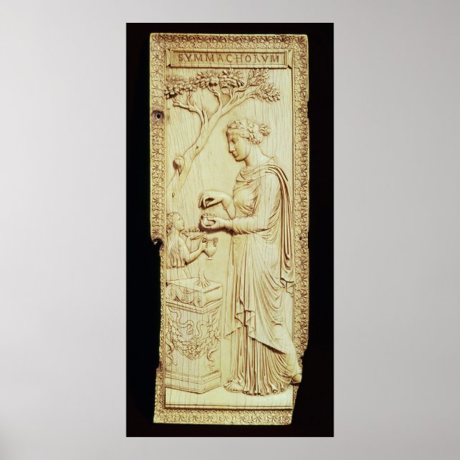 Póster Uma folha do simachi Diptych (Frente)