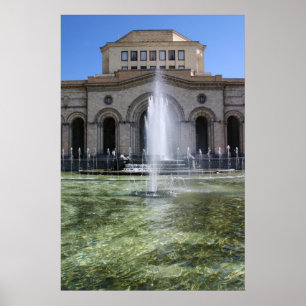 Póster Uma fonte em Yerevan