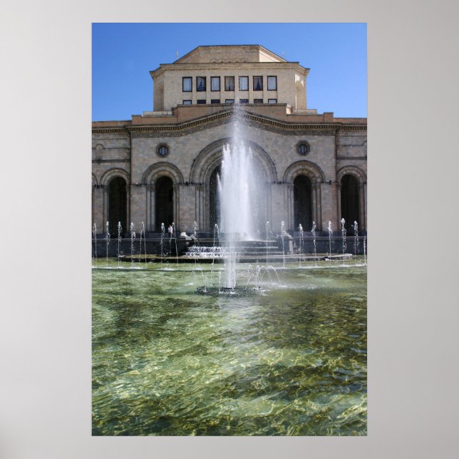 Póster Uma fonte em Yerevan (Frente)