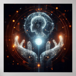 Poster Uma forma de vida digital transformando-se no espa