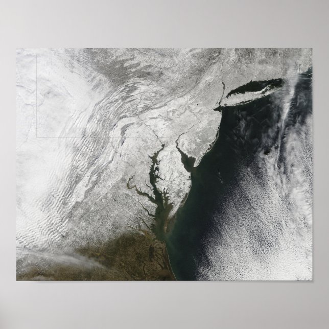 Poster Uma forte tempestade de inverno (Frente)