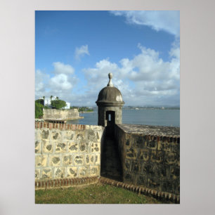 Póster Uma foto quadro Puerto Rico de Garita