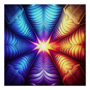 Póster Uma Fractal Lyapunov Muito Colorida